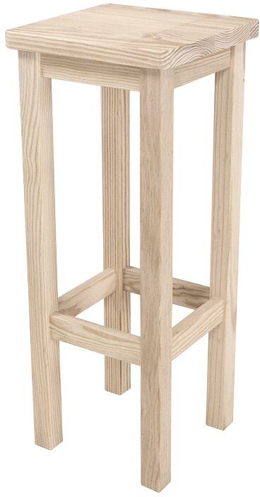 ABC MEUBLES Sgabello bar in legno Made in France -  - Vernice Naturale