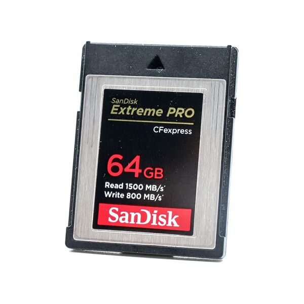 sandisk 64gb extreme pro cfexpress card type b (condition: like new)