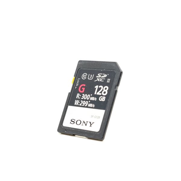 sony sf-g128/t1 128gb 300mb/s sdxc uhs-ii card (condition: like new)