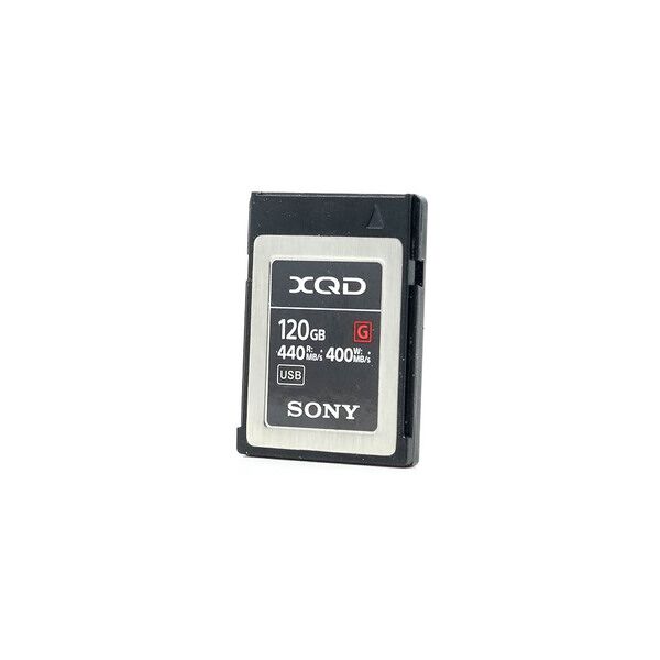 sony xqd g 120gb 440mb/s card (condition: like new)