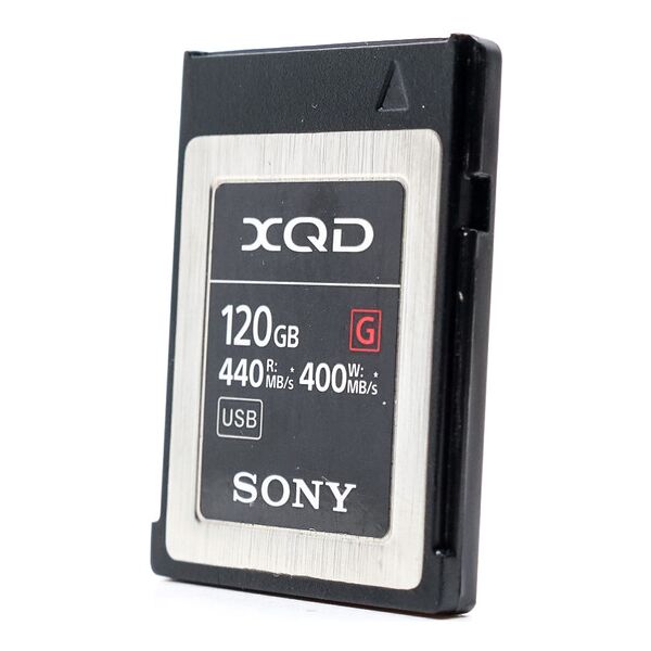 sony xqd g 120gb 440mb/s card (condition: excellent)