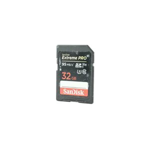 SanDisk Extreme PRO 32GB 95MB/s SDHC Card (Condition: Good)