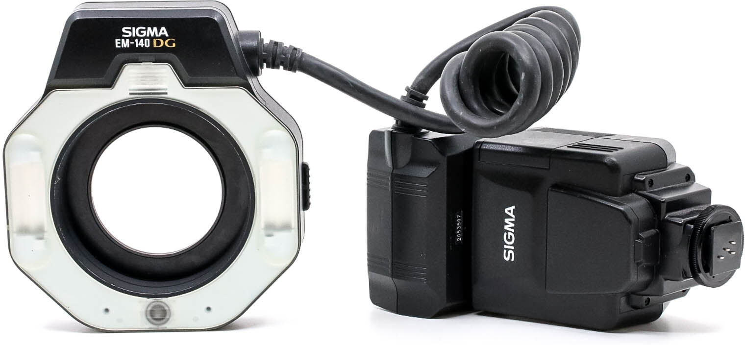 sigma em-140 dg macro ring flash pentax fit (condition: good)