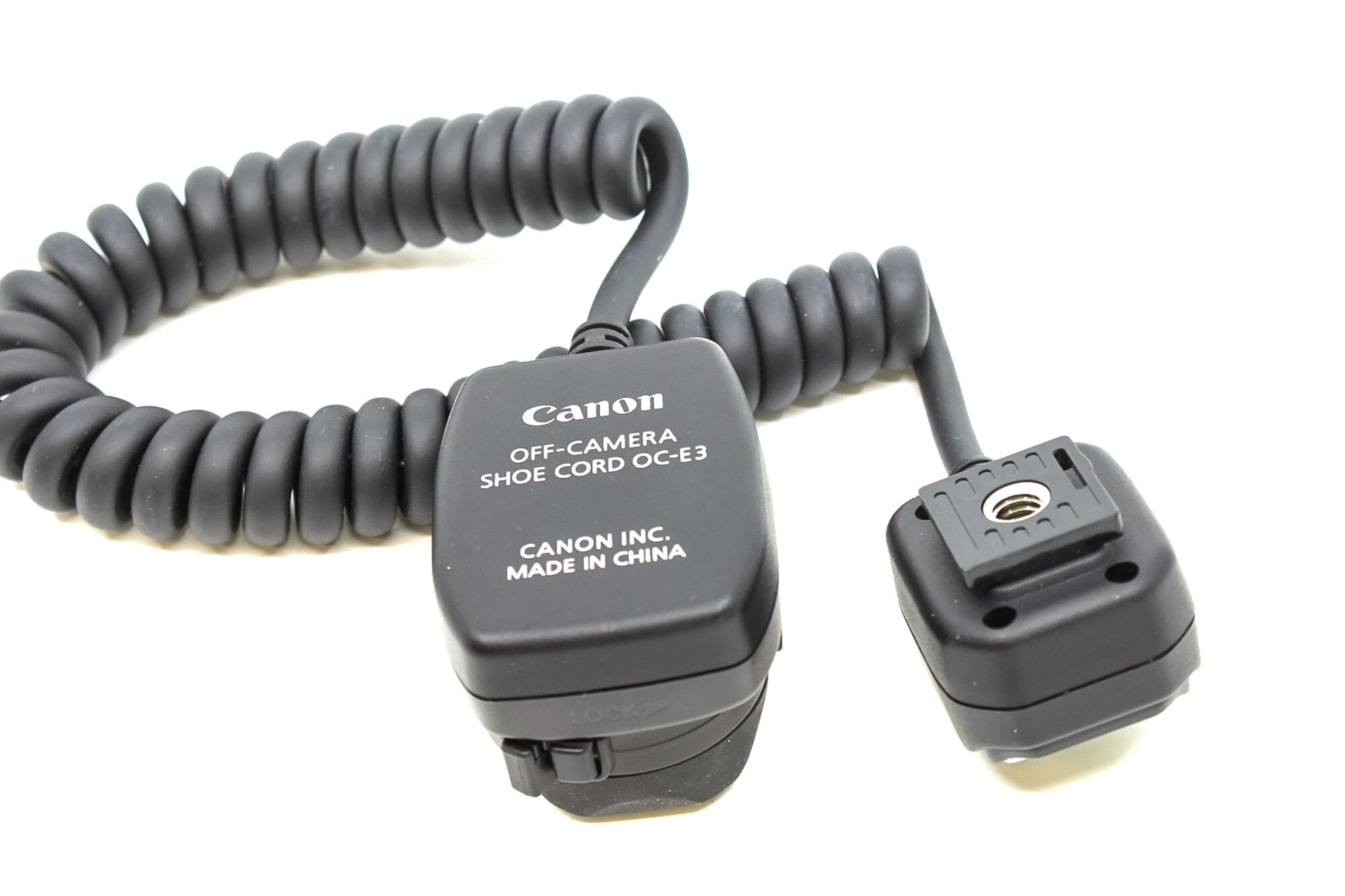 canon oc-e3 off-camera shoe cord (condition: like new)