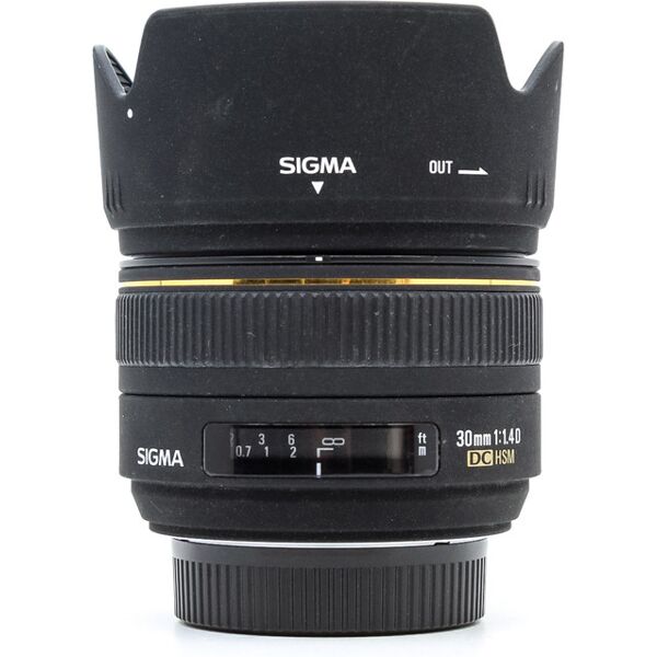 sigma 30mm f/1.4 d ex dc hsm nikon fit (condition: good)