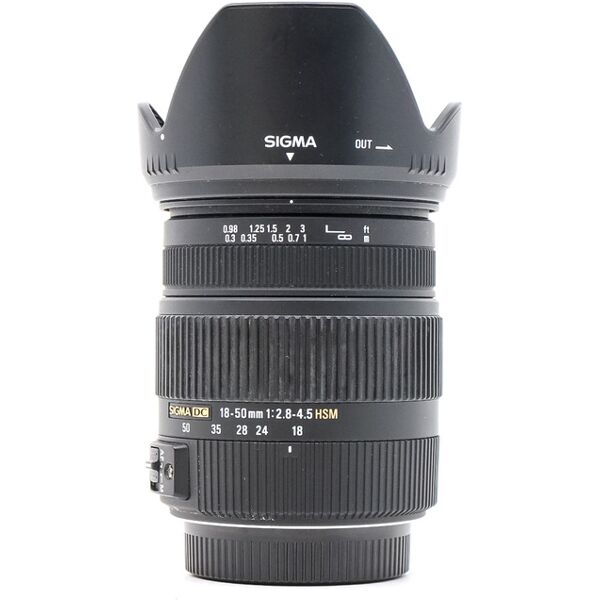 sigma 18-50mm f/2.8-4.5 dc os hsm sa fit (condition: good)