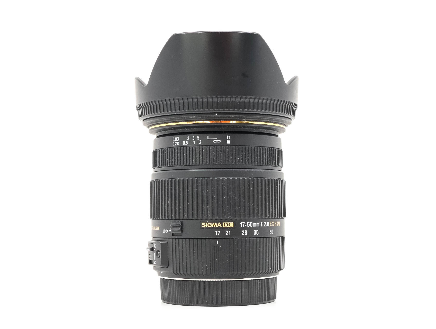 Sigma 17-50mm f/2.8 EX DC OS HSM Canon EF-S Fit (Condition: Excellent)