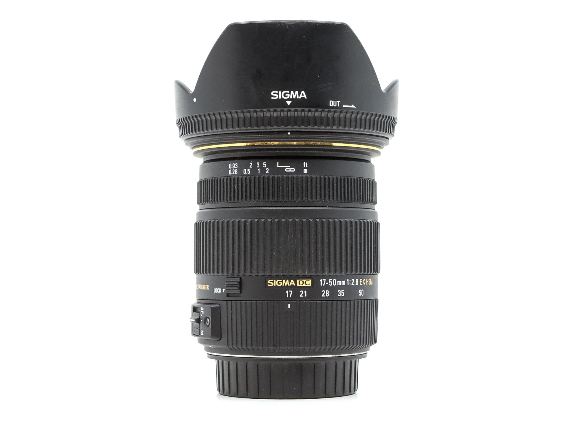 Sigma 17-50mm f/2.8 EX DC OS HSM Canon EF-S Fit (Condition: Excellent)