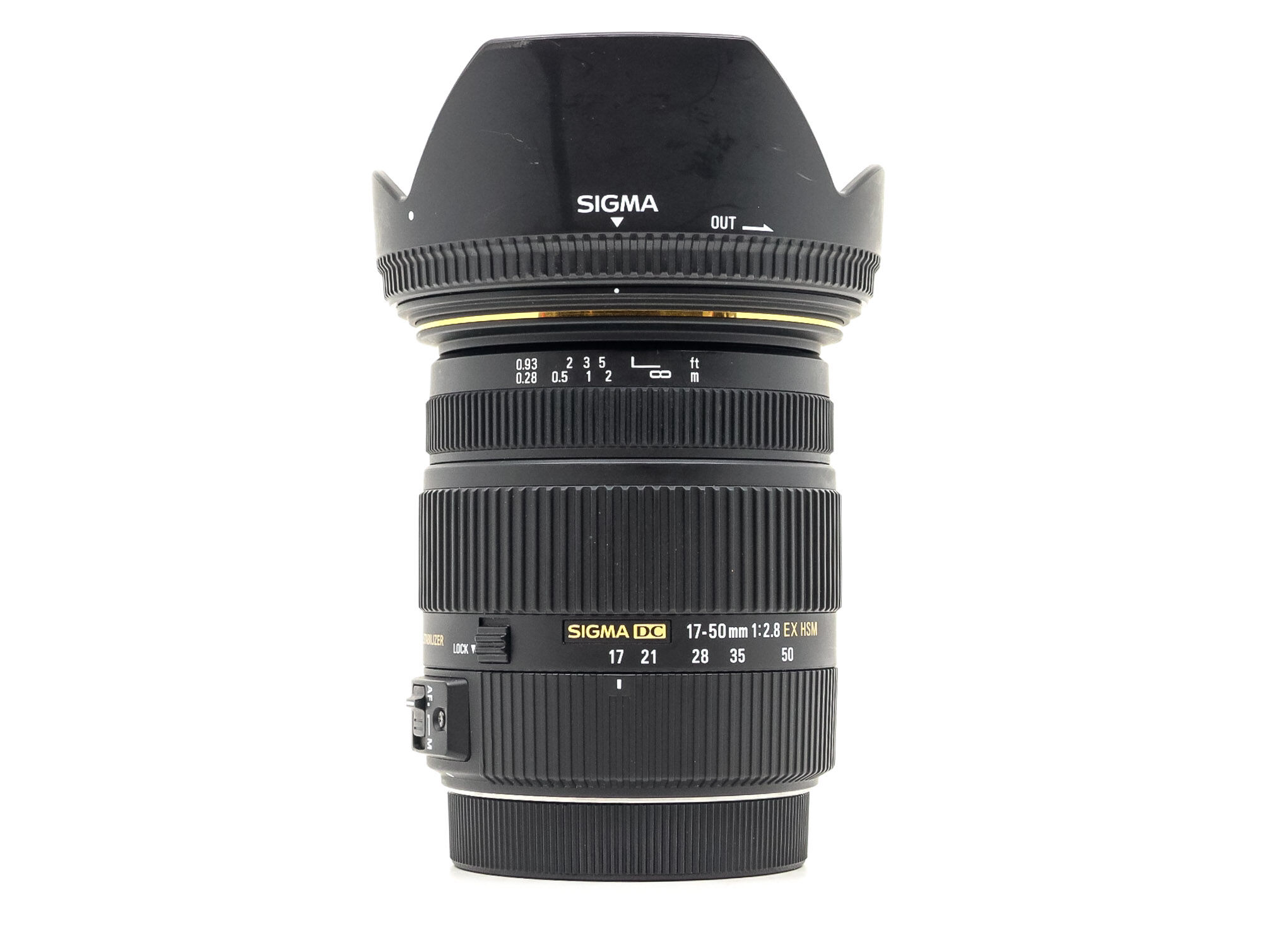 Sigma 17-50mm f/2.8 EX DC OS HSM Canon EF-S Fit (Condition: Excellent)