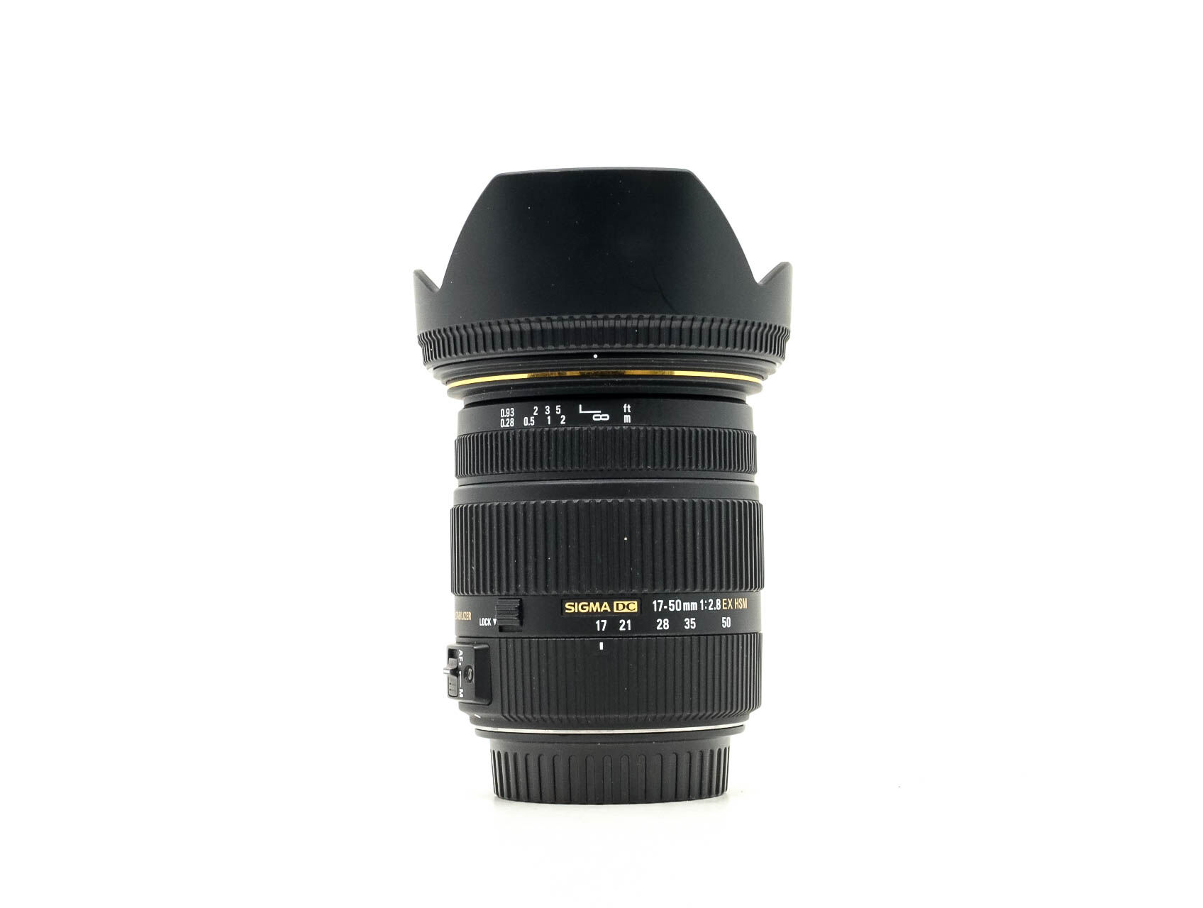 Sigma 17-50mm f/2.8 EX DC OS HSM Canon EF-S Fit (Condition: Good)