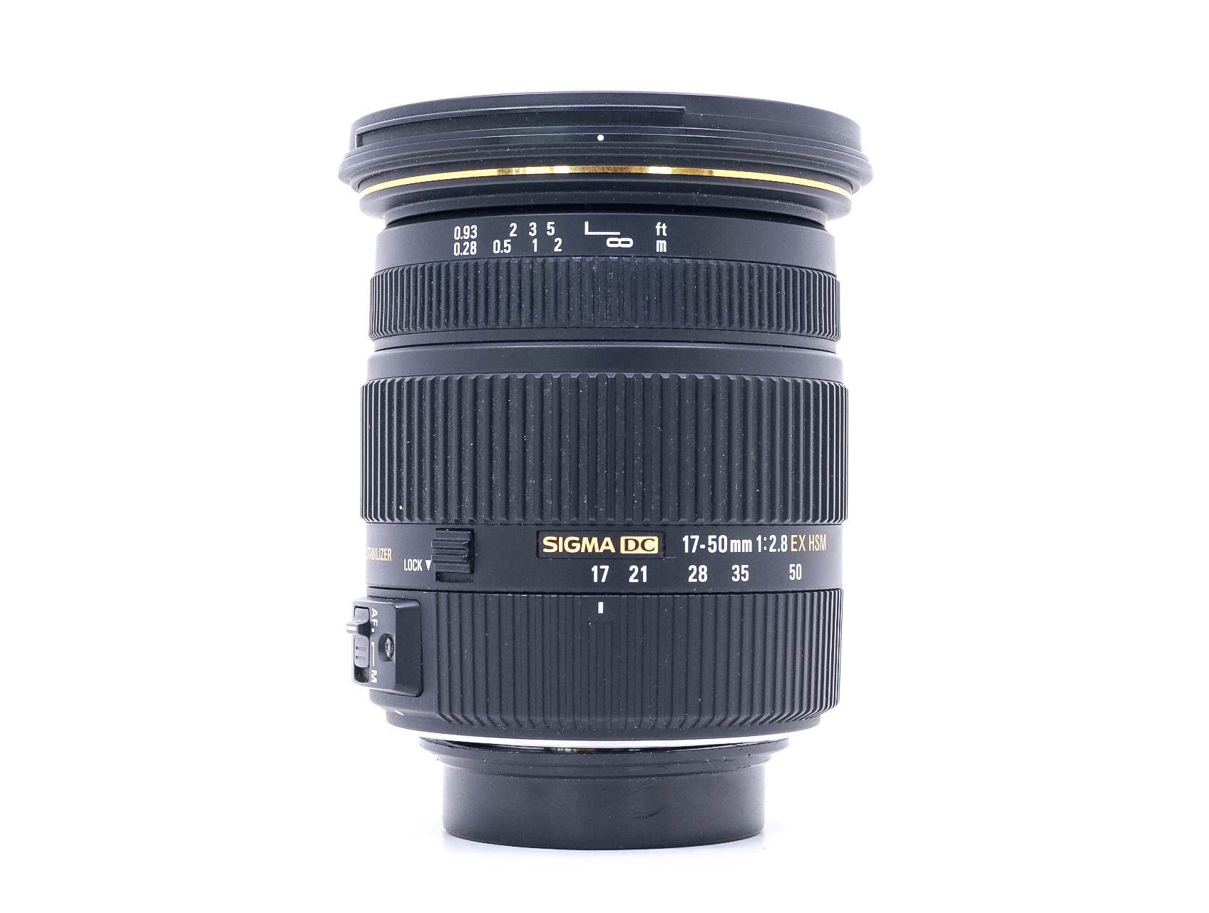 Sigma 17-50mm f/2.8 EX DC OS HSM SA fit (Condition: Good)