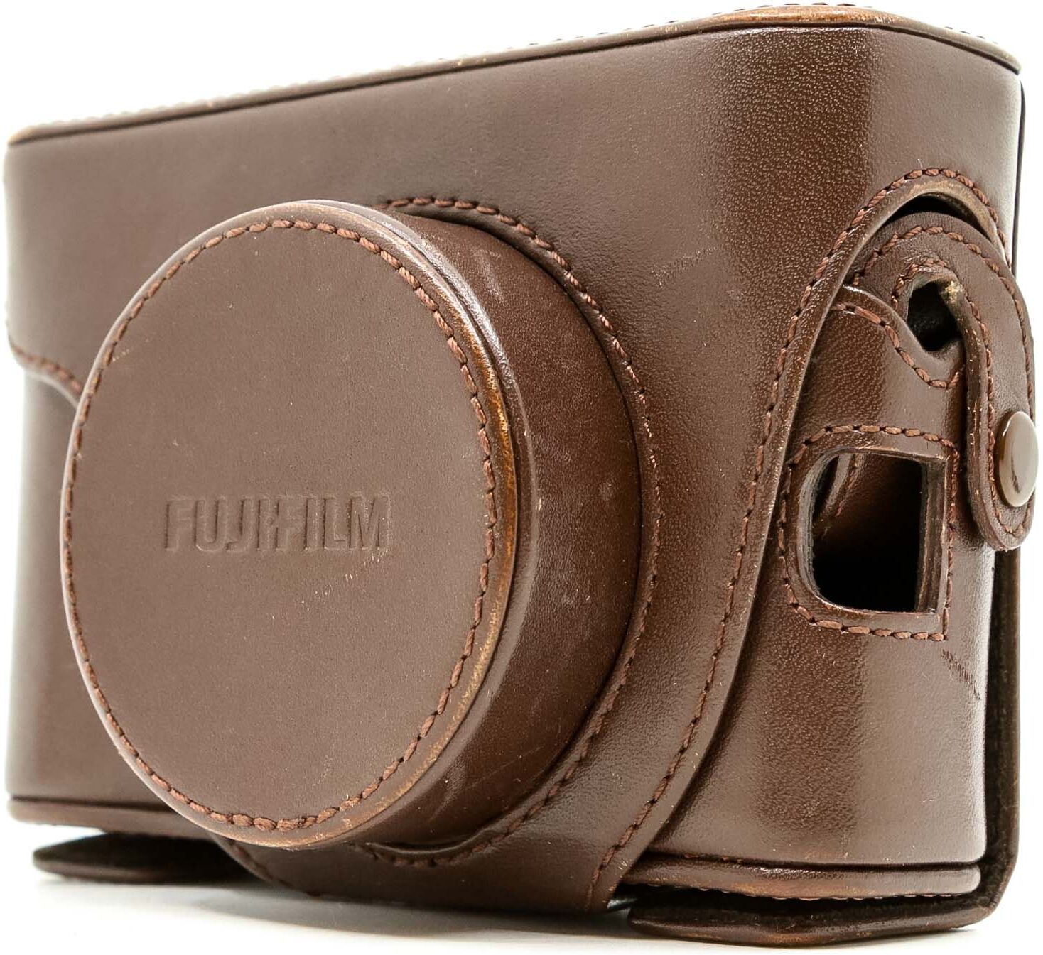 fujifilm x100 leather case (condition: well used)