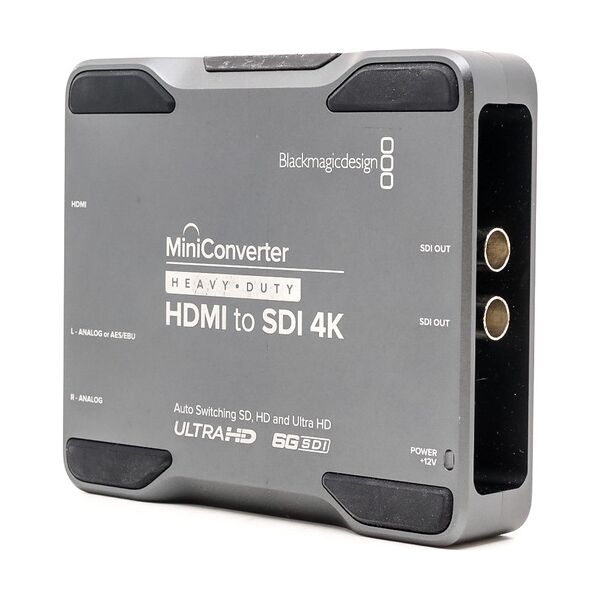 blackmagic design mini converter sdi to audio 4k (condition: excellent)