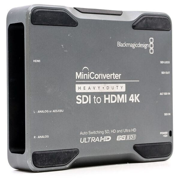 blackmagic design mini converter heavy duty sdi to hdmi 4k (condition: excellent)