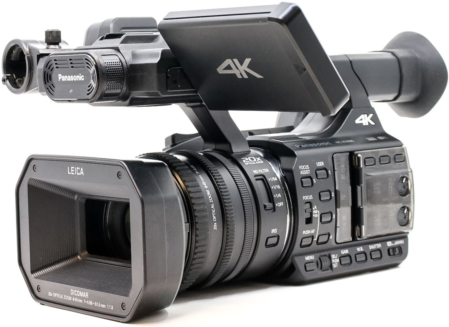 panasonic hc-x1000 4k camcorder (condition: excellent)