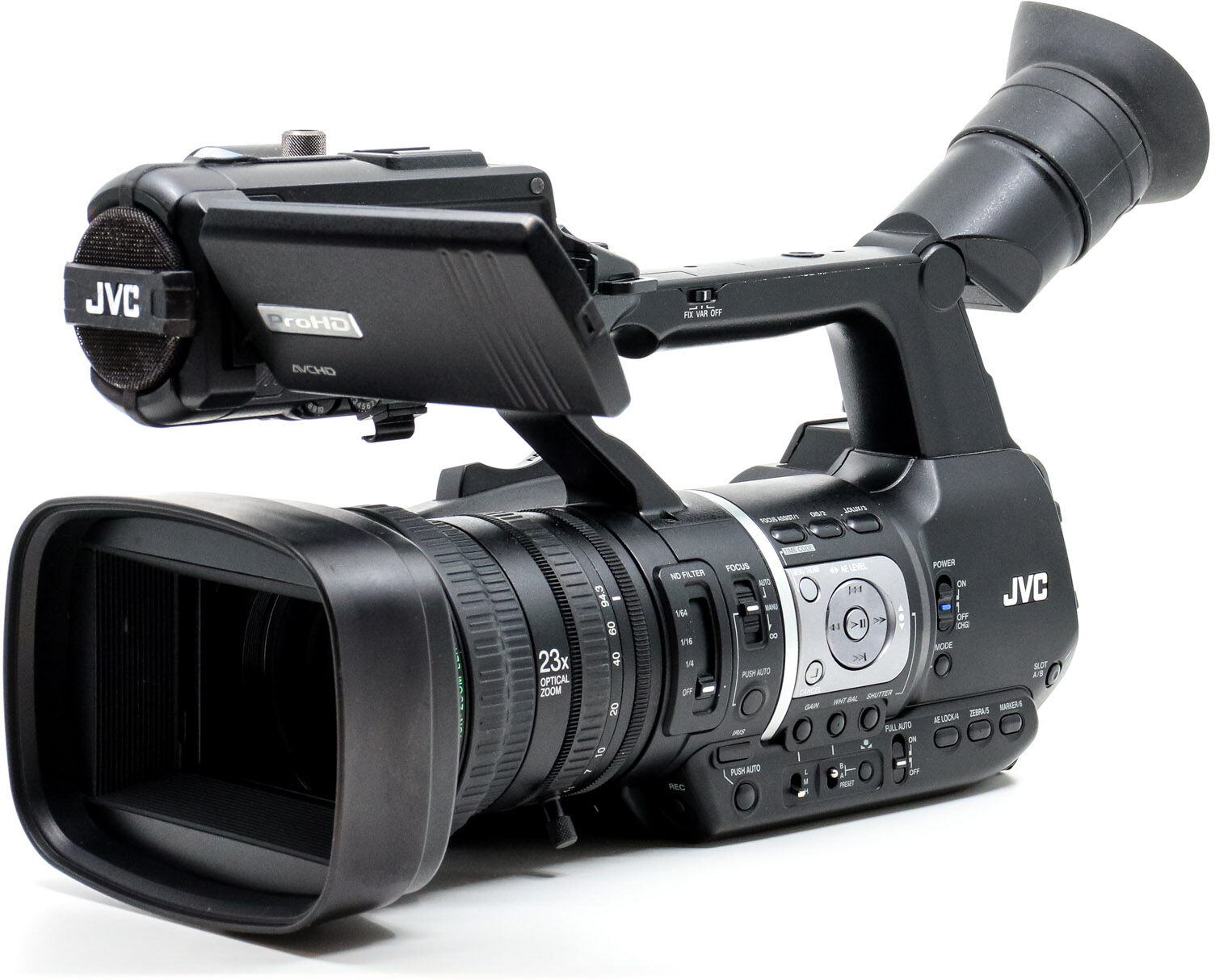 jvc gy-hm600e camcorder (condition: good)