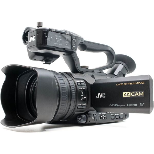 jvc gy-hm250 4k camcorder (condition: s/r)