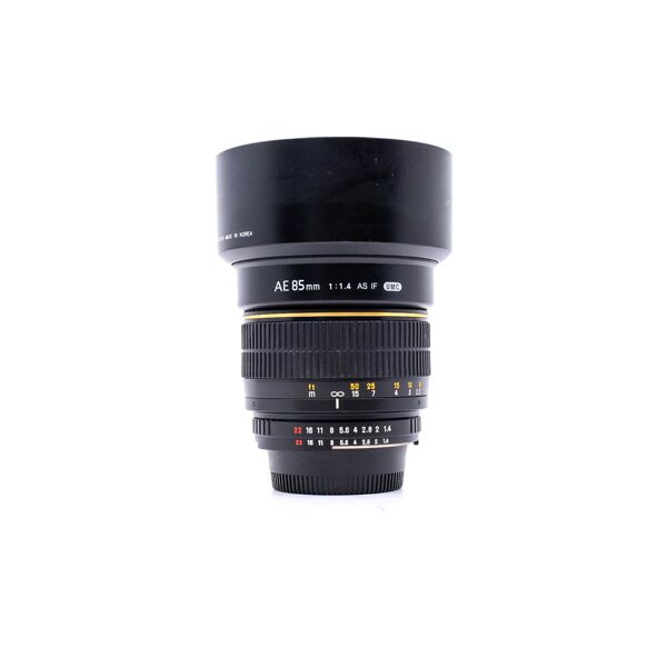 samyang 85mm f/1.4 as if umc (ae) nikon fit (condition: excellent)