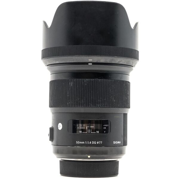 sigma 50mm f/1.4 dg hsm art nikon fit (condition: good)