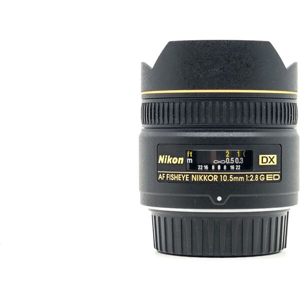 nikon af nikkor dx 10.5mm f/2.8g ed fisheye (condition: excellent)