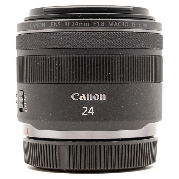 canon rf 24mm f/1.8 macro is stm (condition: like new)