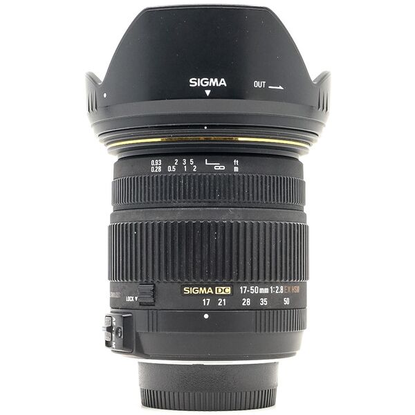 sigma 17-50mm f/2.8 ex dc os hsm nikon fit (condition: excellent)