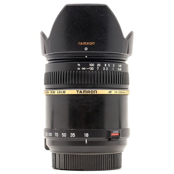 tamron af 18-200mm f/3.5-6.3 xr di ii ld aspherical (if) macro nikon fit (condition: well used)