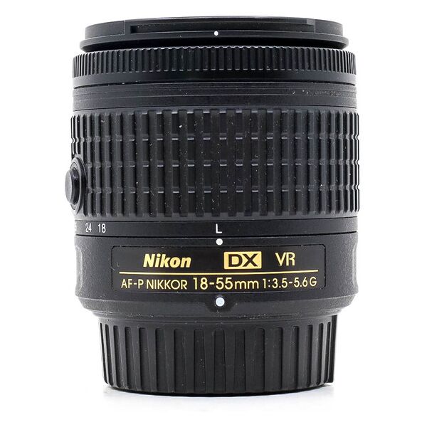 nikon af-p dx nikkor 18-55mm f/3.5-5.6g vr (condition: excellent)