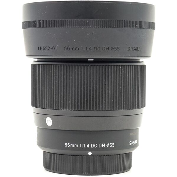 sigma 56mm f/1.4 dc dn contemporary micro four thirds fit (condition: excellent)