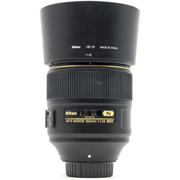 nikon af-s nikkor 105mm f/1.4e ed (condition: like new)