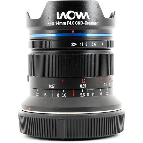 venus laowa 14mm f/4 zero-d ff rl canon rf fit (condition: excellent)