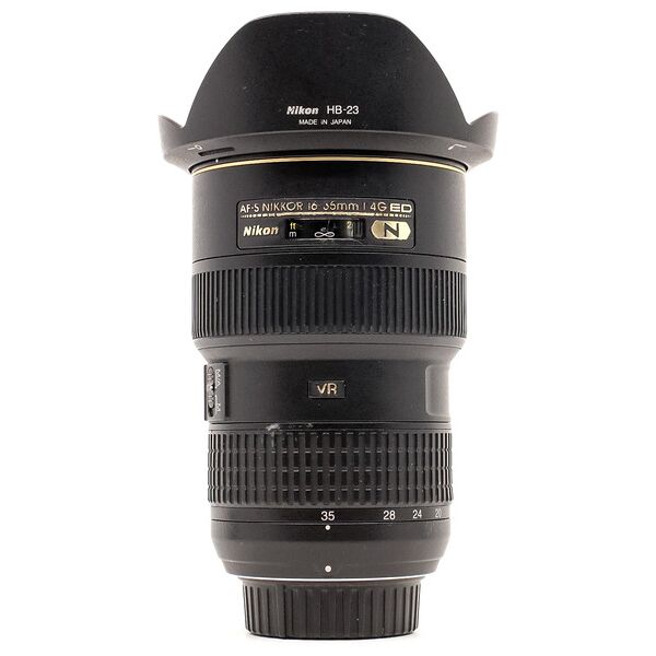 nikon af-s nikkor 16-35mm f/4g ed vr (condition: well used)