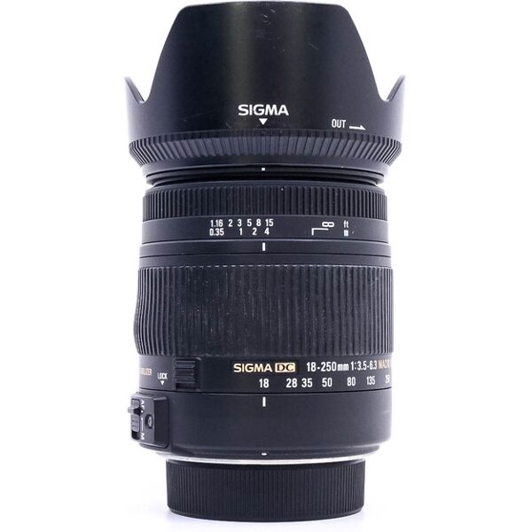 sigma 18-250mm f/3.5-6.3 dc macro os hsm nikon fit (condition: good)