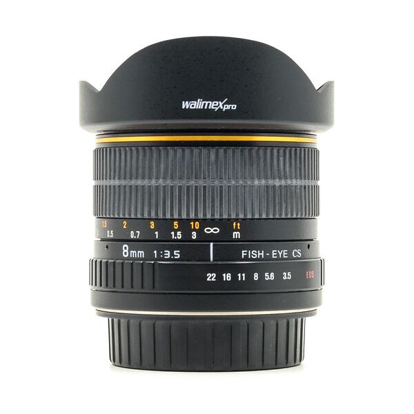 walimex pro 8mm f/3.5 canon ef-m fit (condition: excellent)