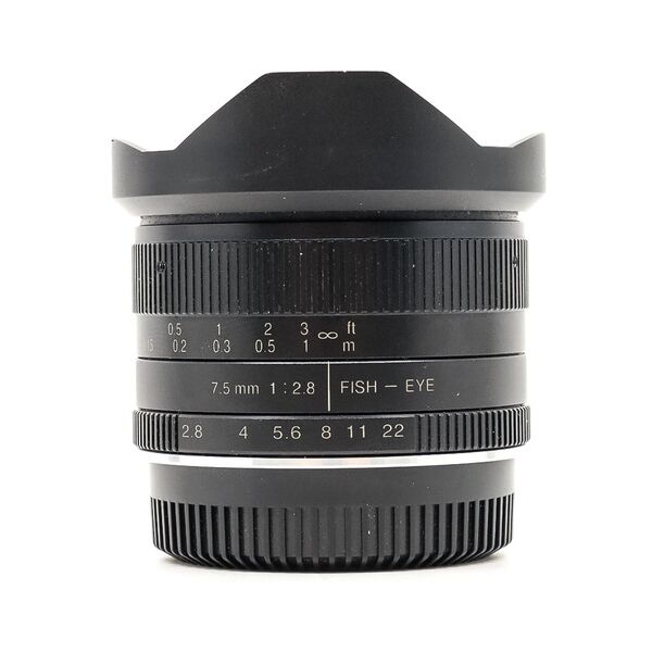 7artisans 7.5mm f/2.8 ii micro four thirds fit (condition: like new)