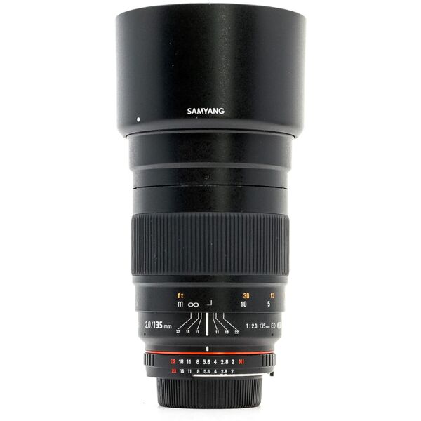 samyang 135mm f/2 ed umc nikon fit (condition: like new)