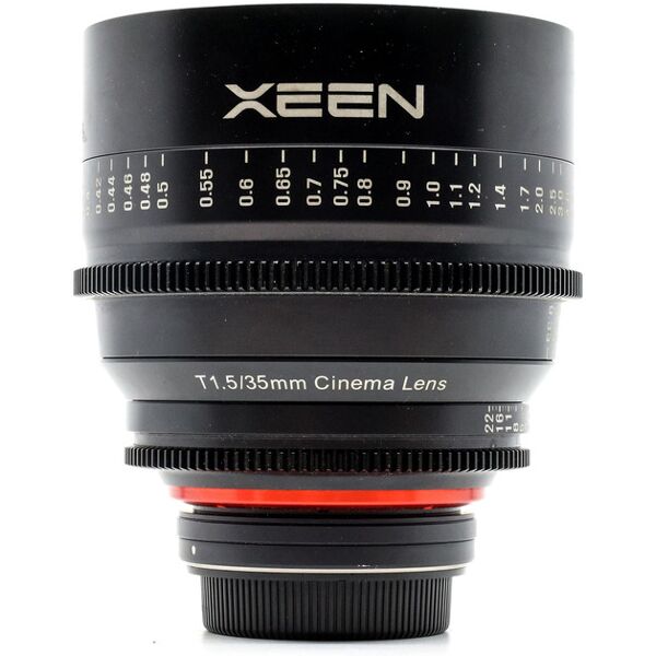 samyang xeen cf 35mm t1.5 cine canon ef fit (condition: good)