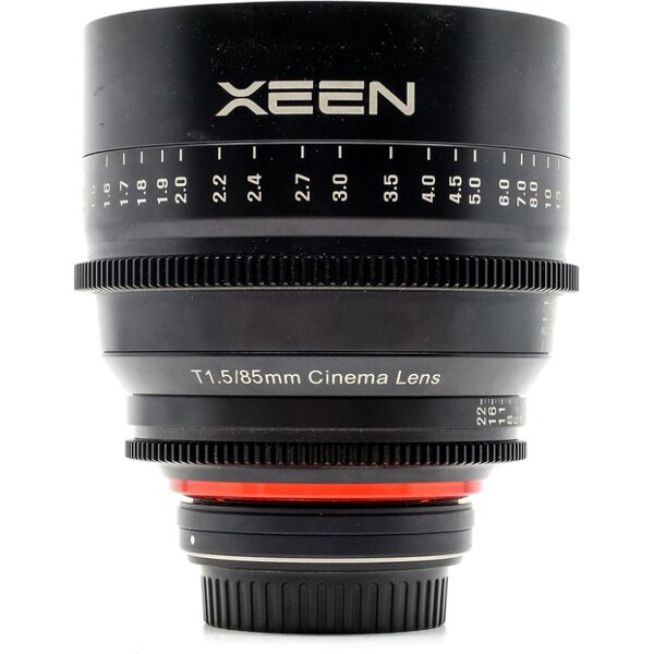 samyang xeen cf 85mm t1.5 cine canon ef fit (condition: good)