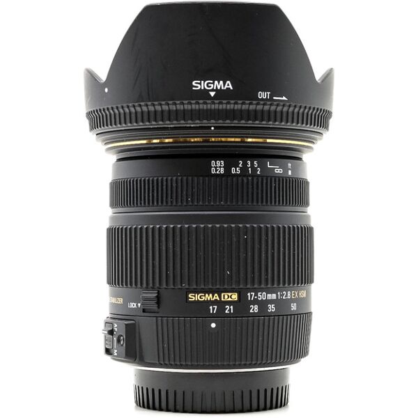 sigma 17-50mm f/2.8 ex dc os hsm nikon fit (condition: excellent)