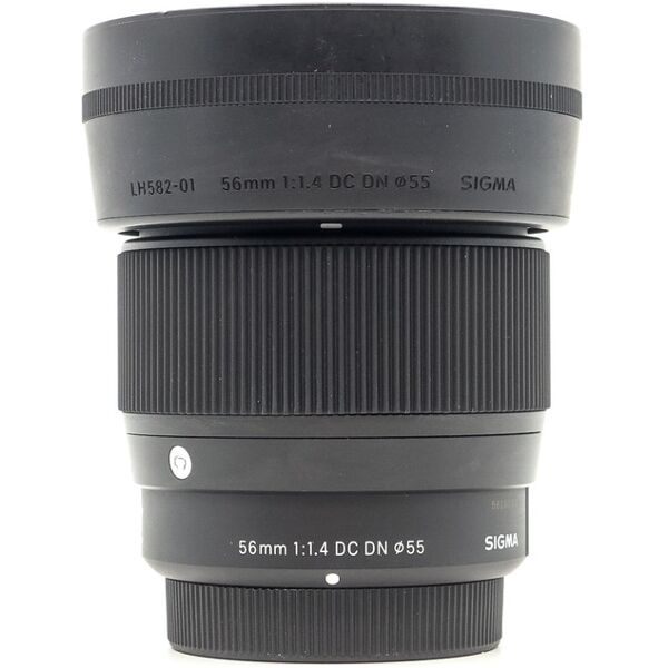 sigma 56mm f/1.4 dc dn contemporary micro four thirds fit (condition: excellent)