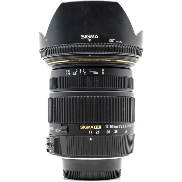 sigma 17-50mm f/2.8 ex dc os hsm nikon fit (condition: excellent)