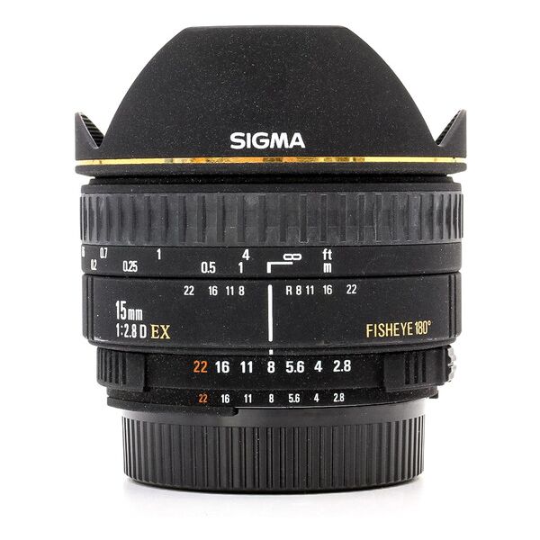 sigma 15mm f/2.8 d ex fisheye nikon fit (condition: excellent)