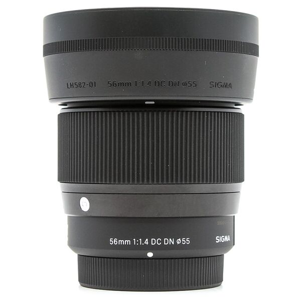 sigma 56mm f/1.4 dc dn contemporary micro four thirds fit (condition: excellent)