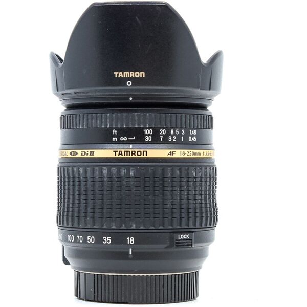 tamron af 18-250mm f/3.5-6.3 di ii ld aspherical (if) macro nikon fit (condition: well used)