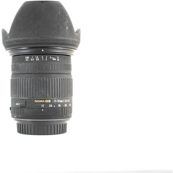 sigma 17-70mm f/2.8-4.5 dc macro canon ef-s fit (condition: s/r)