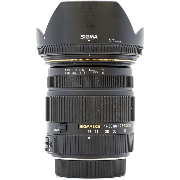 sigma 17-50mm f/2.8 ex dc hsm pentax fit (condition: excellent)