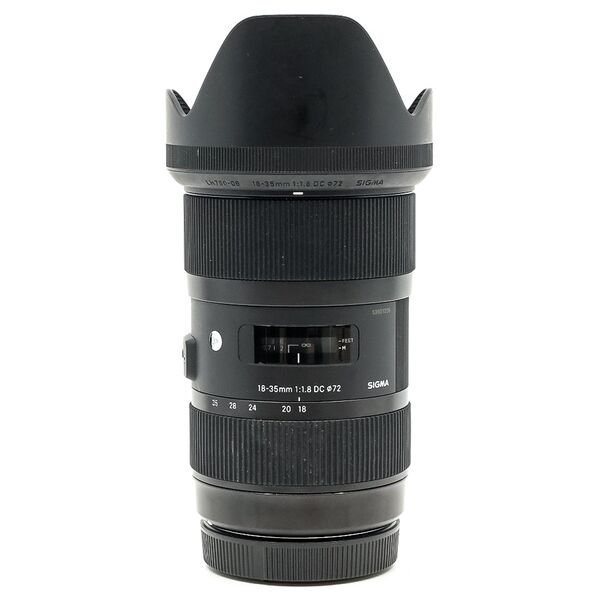 sigma 18-35mm f/1.8 dc hsm art canon ef-s fit (condition: excellent)