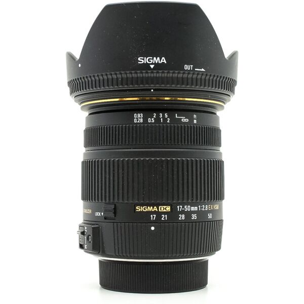 sigma 17-50mm f/2.8 ex dc os hsm nikon fit (condition: excellent)