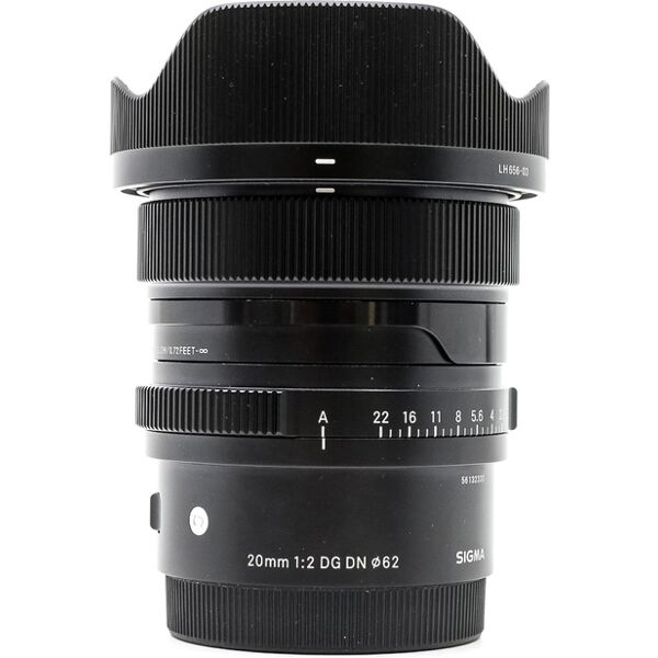 sigma 20mm f/2 dg dn contemporary sony fe fit (condition: like new)