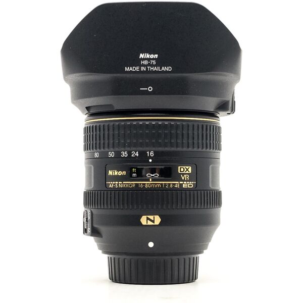 nikon af-s dx nikkor 16-80mm f/2.8-4e ed vr (condition: excellent)